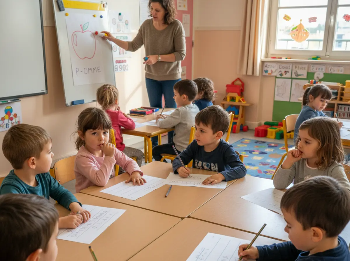 Dictée grande section maternelle : exemples gratuits et méthodes pour les enfants de 5 à 6 ans