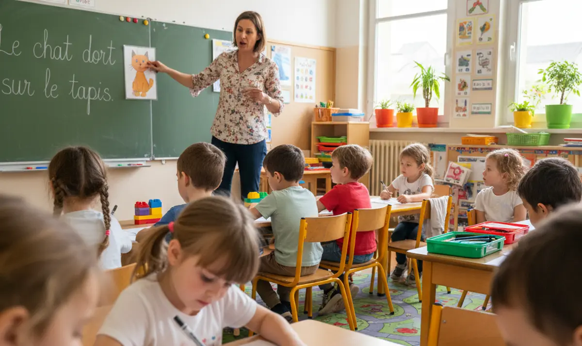 Dictée muette grande section maternelle : exemples gratuits et progression pour encoder les premiers mots